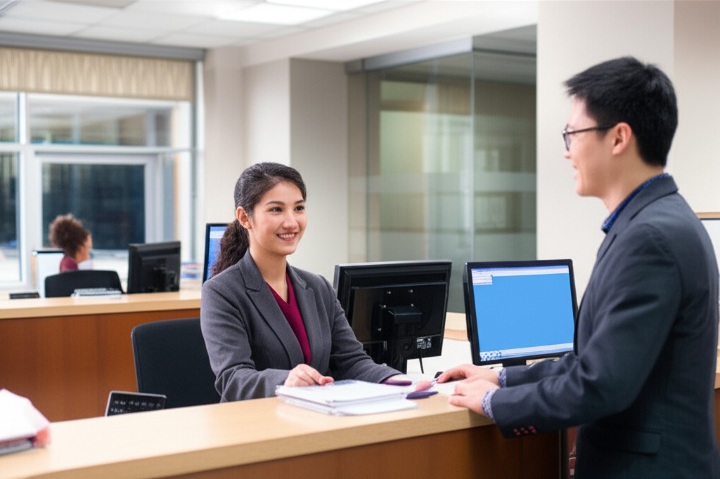 Oficina de cooperativa financiera